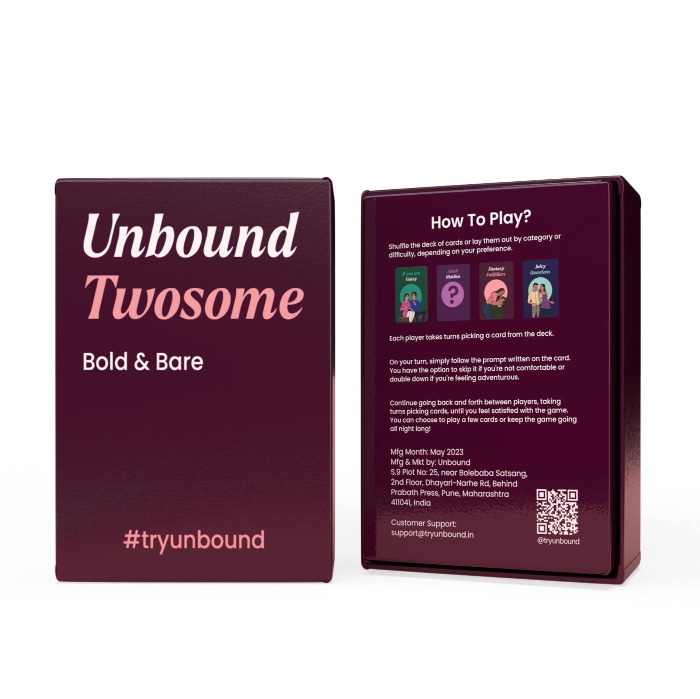 Unbound Twosome The Ultimate Party Game For couples to reveal your p