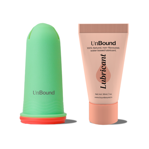 Reusable Menstrual Cup Applicator with Lubricant Unbound Reusable Menstrual Cup Applicator with Lubricant Unbound
